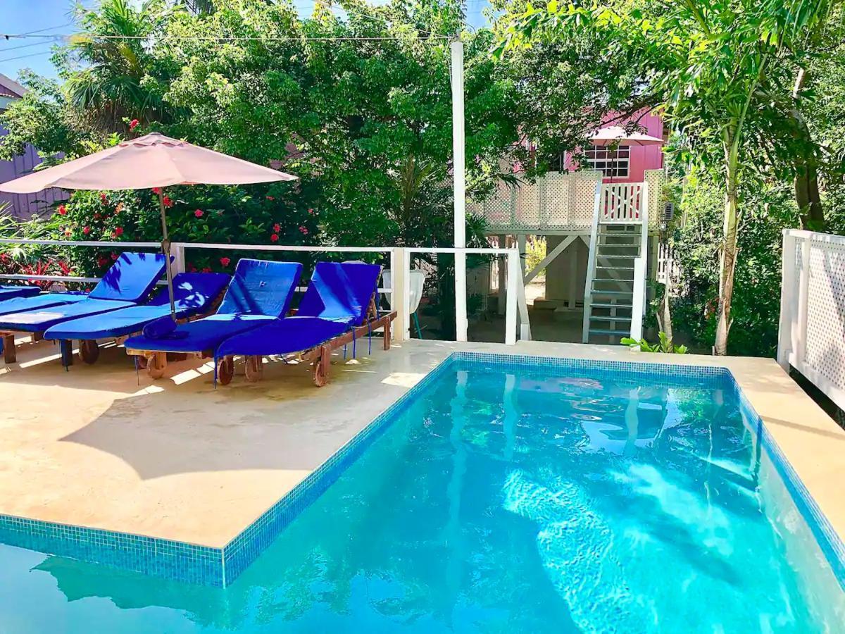 Hummingbirds Cabins Caye Caulker Bagian luar foto
