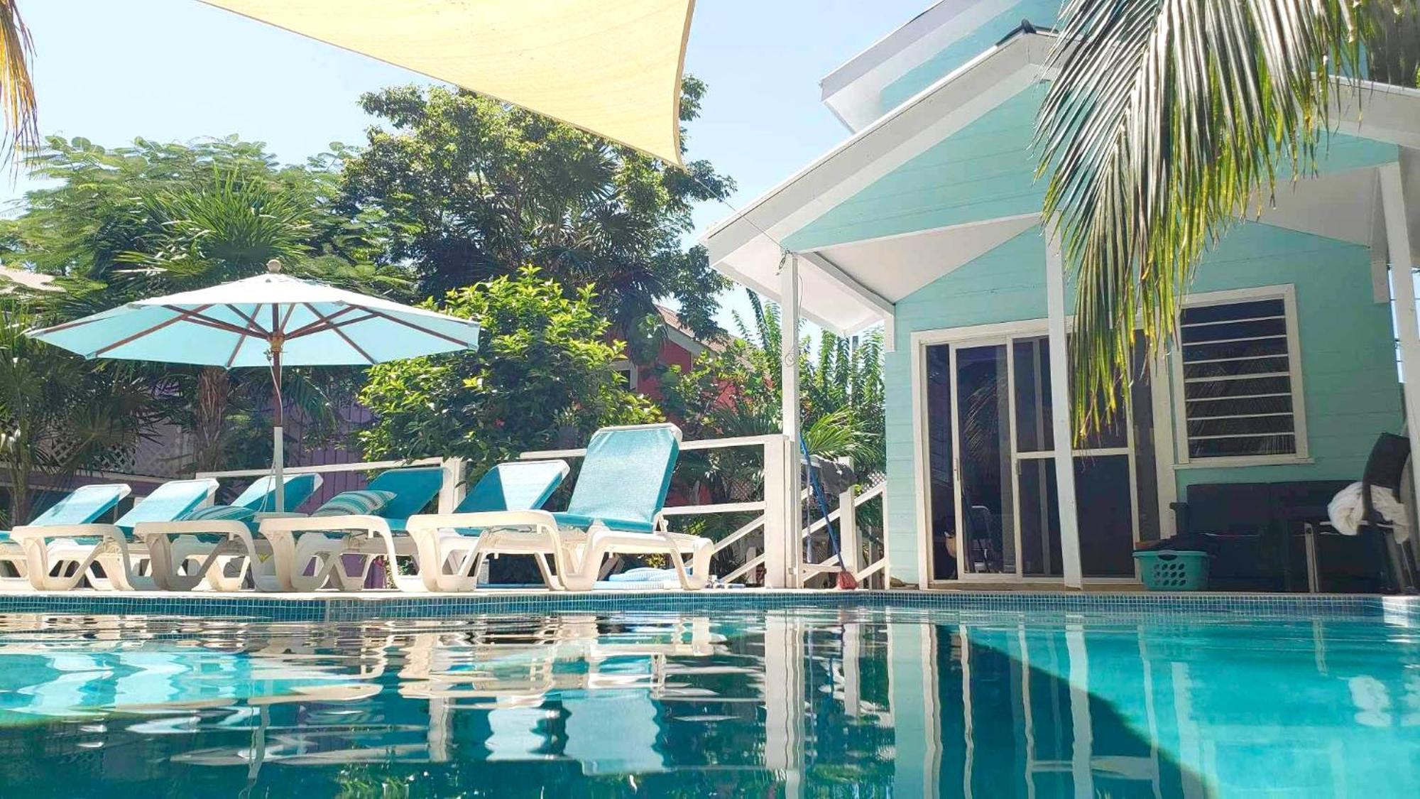 Hummingbirds Cabins Caye Caulker Bagian luar foto