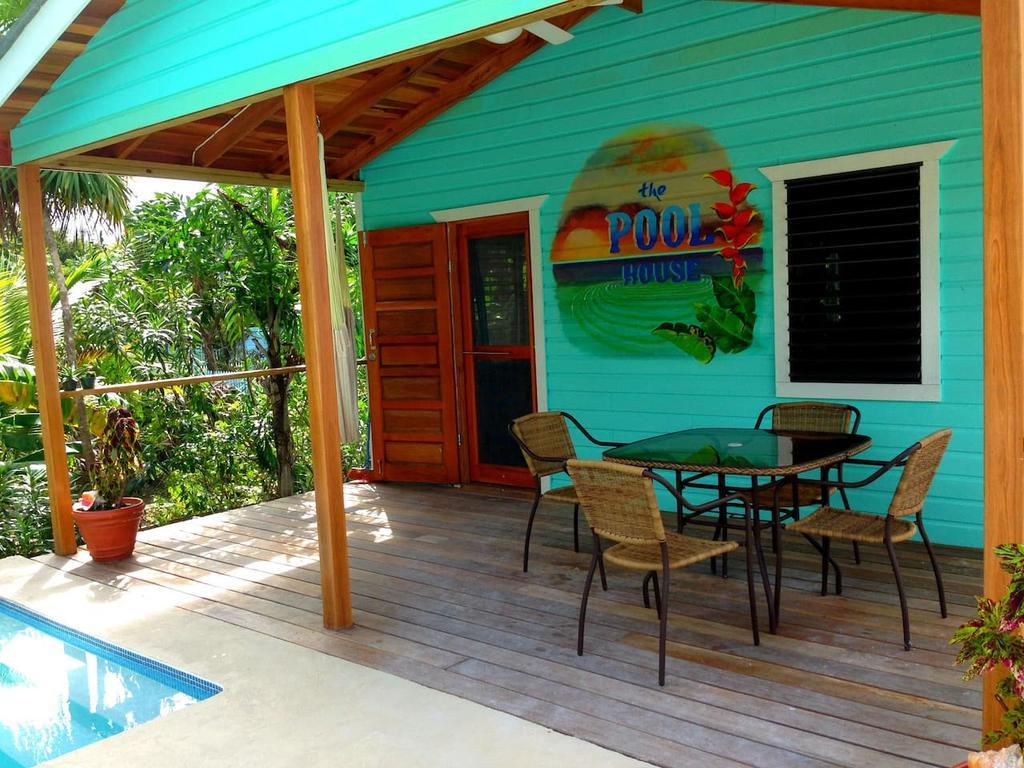 Hummingbirds Cabins Caye Caulker Bagian luar foto