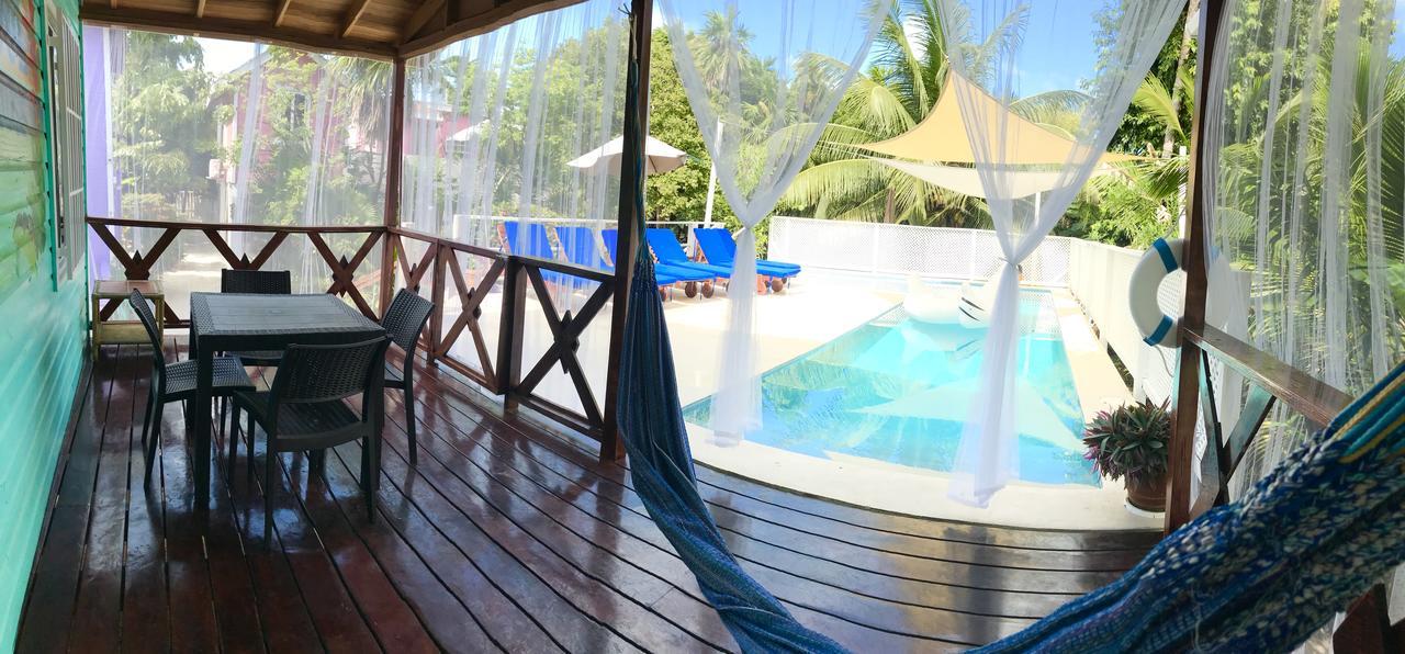 Hummingbirds Cabins Caye Caulker Bagian luar foto